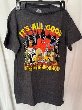 Warner Bros. Dark Gray 'It's All Good in the Neighborhood' Looney Tunes Tee